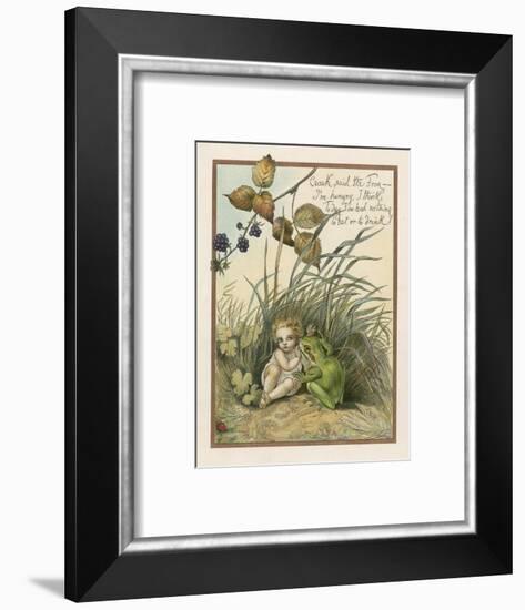 Croak Said the Frog-Eleanor Vere Boyle-Framed Art Print