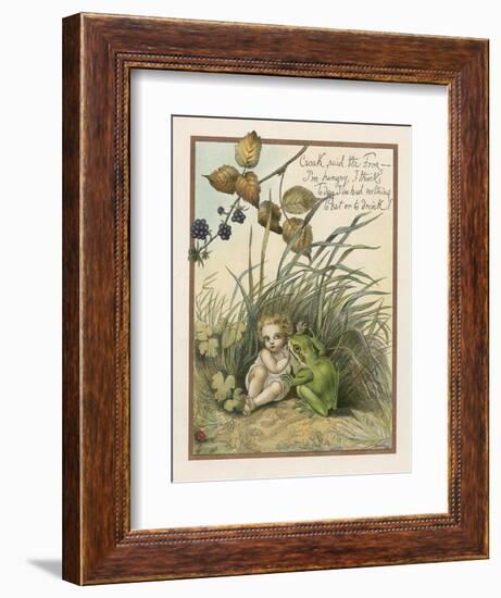 Croak Said the Frog-Eleanor Vere Boyle-Framed Art Print