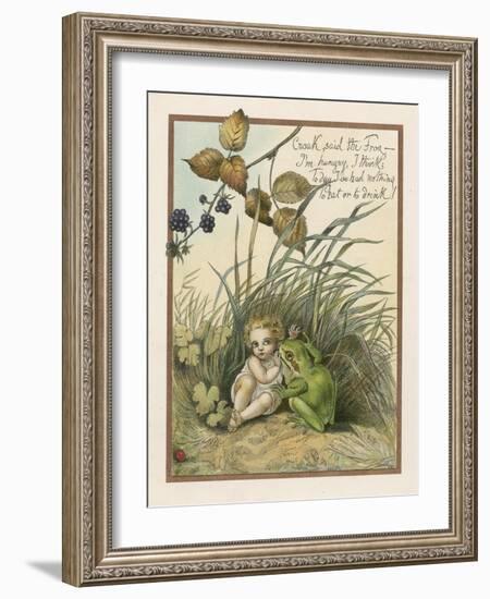 Croak Said the Frog-Eleanor Vere Boyle-Framed Art Print