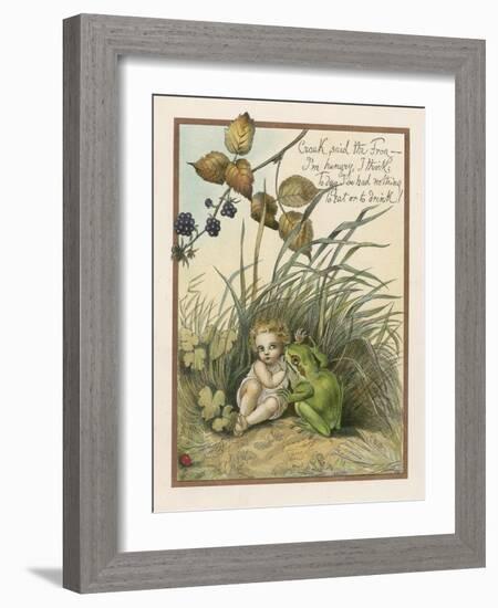 Croak Said the Frog-Eleanor Vere Boyle-Framed Art Print