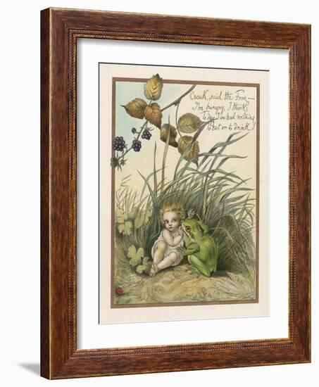 Croak Said the Frog-Eleanor Vere Boyle-Framed Art Print