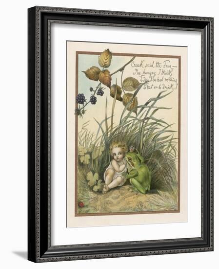 Croak Said the Frog-Eleanor Vere Boyle-Framed Art Print