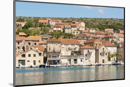 Croatia, Brac, Milna. Picturesque uncrowded waterfront.-Trish Drury-Mounted Photographic Print