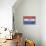 Croatia Country Flag - Barnwood Painting-Lantern Press-Art Print displayed on a wall