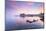 Croatia, Dalmatia, Dubrovnik, Old town, Sunset over the city walls and harbour-Jordan Banks-Mounted Photographic Print