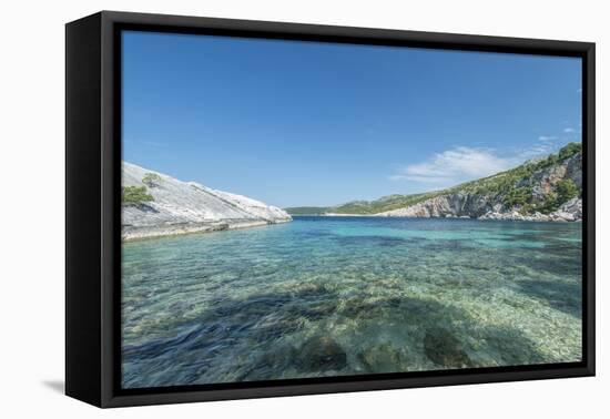 Croatia, Dalmatia, Hvar Island, Secluded Cove Near Milna-Rob Tilley-Framed Premier Image Canvas