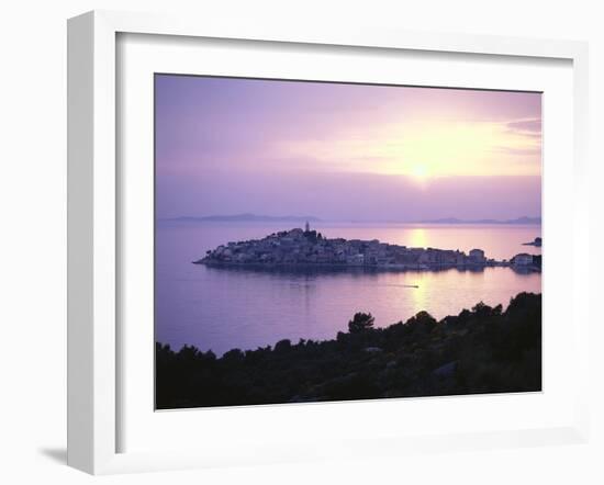 Croatia, Dalmatia, Primosten, Sunset-Thonig-Framed Photographic Print