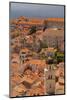 Croatia, Dubrovnik, a historic walled city and UNESCO World Heritage Site, red tile roofs-Merrill Images-Mounted Photographic Print