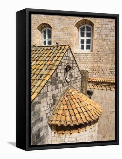 Croatia, Dubrovnik. Dominican Monastery, built in 1315, in old town Dubrovnik.-Julie Eggers-Framed Premier Image Canvas