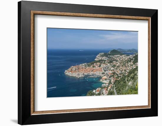 Croatia, Dubrovnik, Looking Down on Dubrovnik Old Town-Rob Tilley-Framed Photographic Print