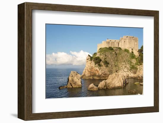 Croatia, Dubrovnik. St. Lawrence Fortress. Outside city walls. Called Dubrovnik Gibraltar.-Trish Drury-Framed Photographic Print