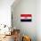 Croatia Flag Design with Wood Patterning - Flags of the World Series-Philippe Hugonnard-Art Print displayed on a wall
