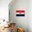 Croatia Flag Design with Wood Patterning - Flags of the World Series-Philippe Hugonnard-Mounted Art Print displayed on a wall
