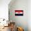 Croatia Flag Design with Wood Patterning - Flags of the World Series-Philippe Hugonnard-Framed Stretched Canvas displayed on a wall