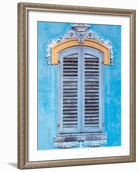 Croatia, Istria, Pula, Building on Giardini Ulica-Alan Copson-Framed Photographic Print