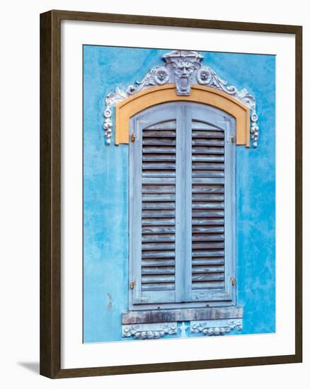 Croatia, Istria, Pula, Building on Giardini Ulica-Alan Copson-Framed Photographic Print