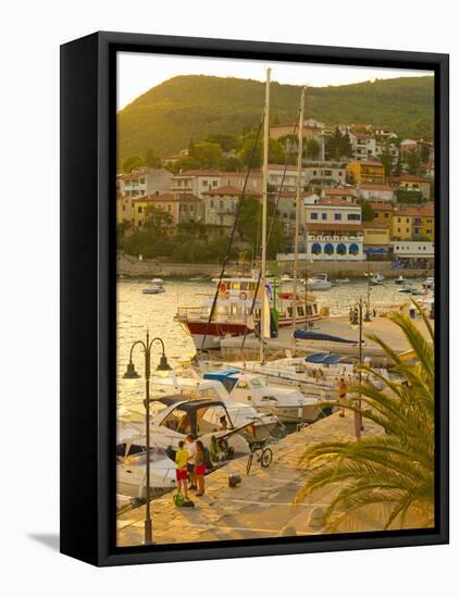 Croatia, Istria, Rabac-Alan Copson-Framed Premier Image Canvas