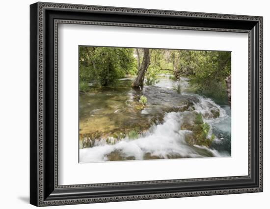 Croatia. Krka National Park cascades. UNESCO World Heritage Site.-Trish Drury-Framed Photographic Print