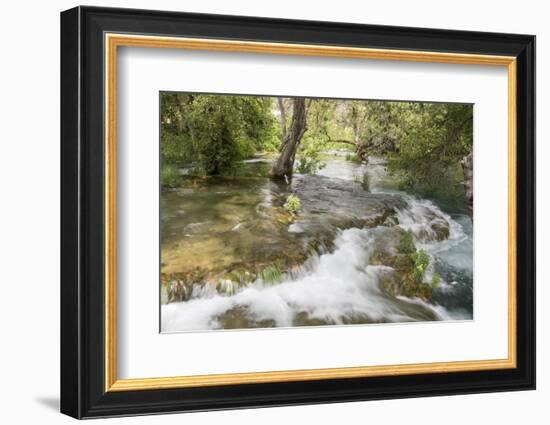 Croatia. Krka National Park cascades. UNESCO World Heritage Site.-Trish Drury-Framed Photographic Print
