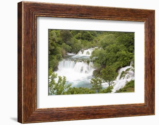 Croatia. Krka National Park waterfalls and cascades, UNESCO World Heritage Site.-Trish Drury-Framed Photographic Print