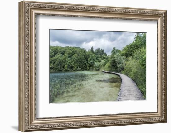 Croatia, Plitvice Lakes National Park, Boardwalk-Rob Tilley-Framed Photographic Print