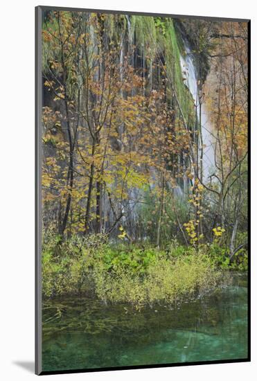 Croatia, Plitvice Lakes National Park, Waterfall, Lake-Rainer Mirau-Mounted Photographic Print