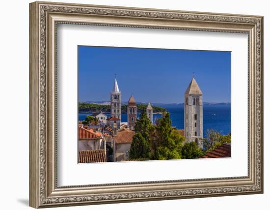 Croatia, Rab Rab TownView from City Wall-Udo Siebig-Framed Photographic Print