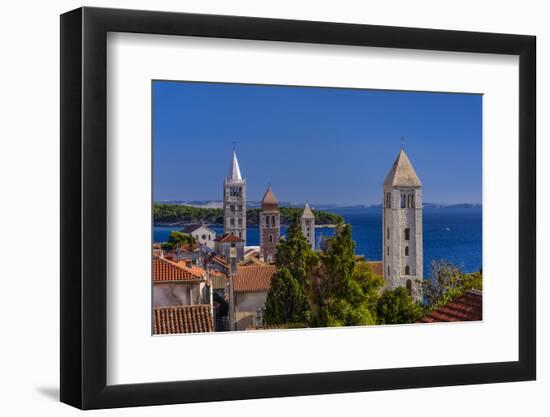 Croatia, Rab Rab TownView from City Wall-Udo Siebig-Framed Photographic Print