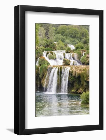 Croatia. Skradinski buk swimming area of Krka National Park.-Trish Drury-Framed Photographic Print