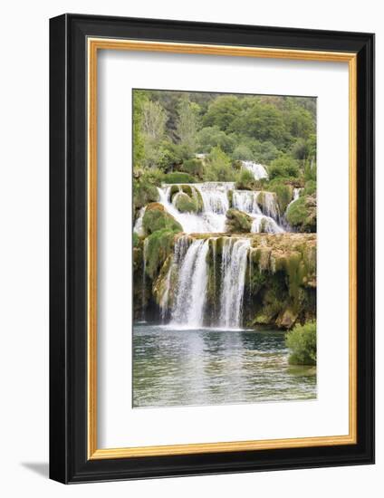 Croatia. Skradinski buk swimming area of Krka National Park.-Trish Drury-Framed Photographic Print