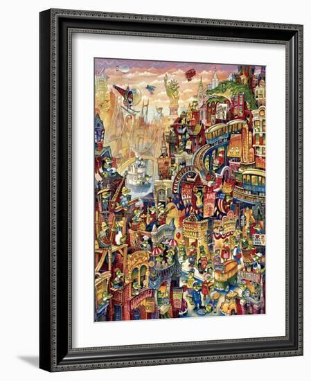 Croc City-Bill Bell-Framed Giclee Print