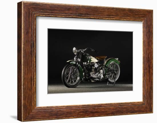 Crocker big tank V twin 1937-Simon Clay-Framed Photographic Print