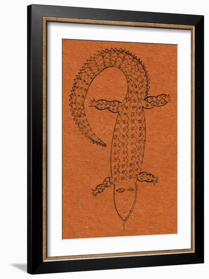 Crocodile, 2006-Julie Nicholls-Framed Giclee Print