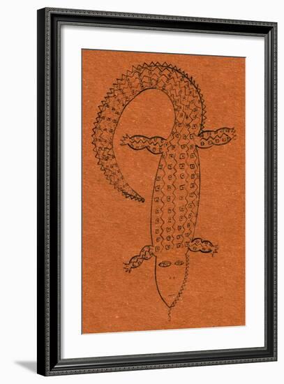 Crocodile, 2006-Julie Nicholls-Framed Giclee Print