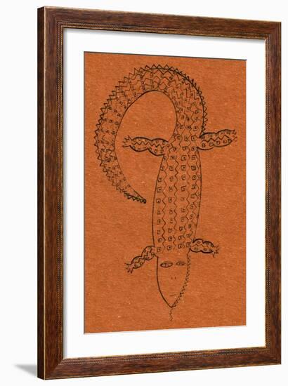 Crocodile, 2006-Julie Nicholls-Framed Giclee Print