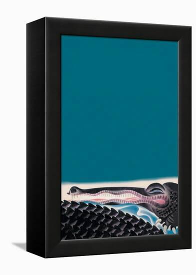 Crocodile-Frank Mcintosh-Framed Stretched Canvas