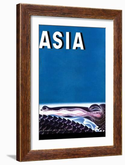 Crocodile-Frank Mcintosh-Framed Art Print