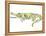 Crocodile-Louise Tate-Framed Premier Image Canvas