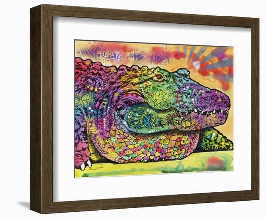 Crocodile-Dean Russo-Framed Giclee Print