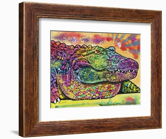 Crocodile-Dean Russo-Framed Giclee Print