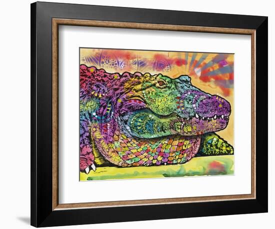 Crocodile-Dean Russo-Framed Giclee Print