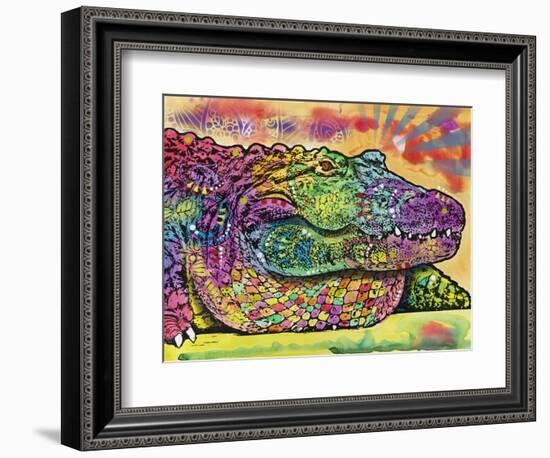 Crocodile-Dean Russo-Framed Giclee Print