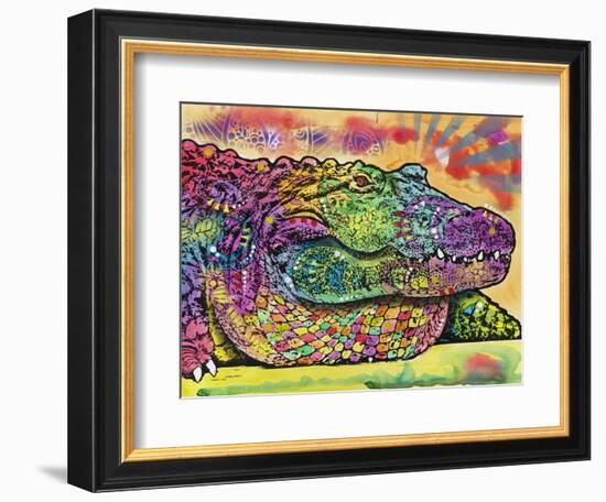 Crocodile-Dean Russo-Framed Giclee Print