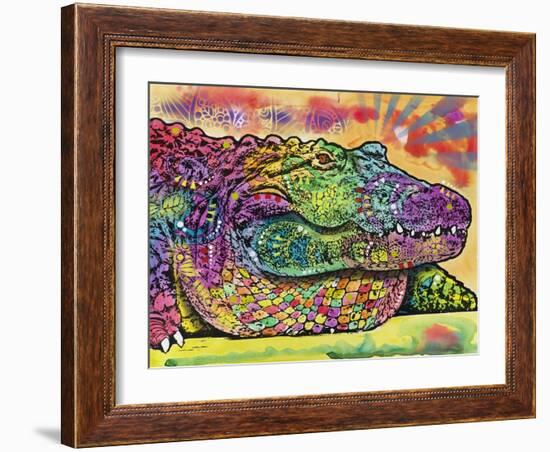 Crocodile-Dean Russo-Framed Giclee Print