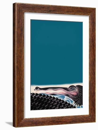 Crocodile-Frank Mcintosh-Framed Art Print