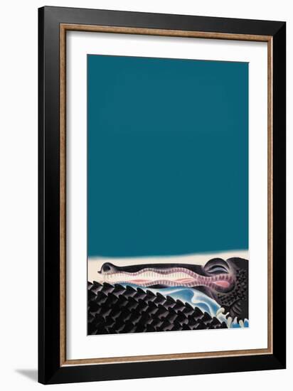 Crocodile-Frank Mcintosh-Framed Art Print