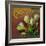 Crocus Orange Label - Highland, CA-Lantern Press-Framed Art Print