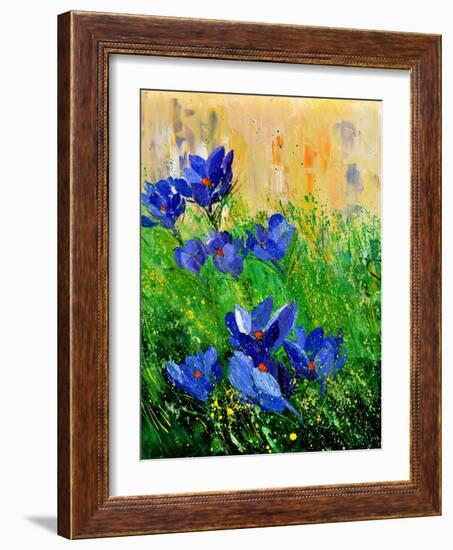 Crocuses-Pol Ledent-Framed Art Print