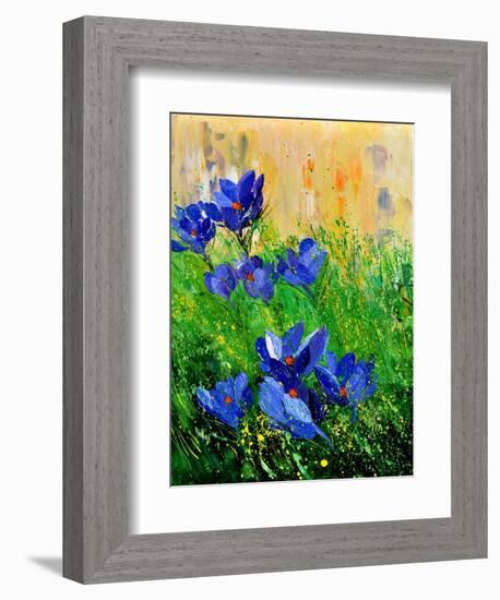 Crocuses-Pol Ledent-Framed Art Print