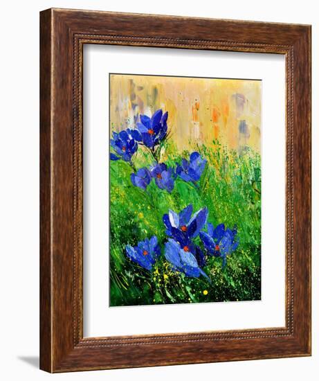 Crocuses-Pol Ledent-Framed Art Print